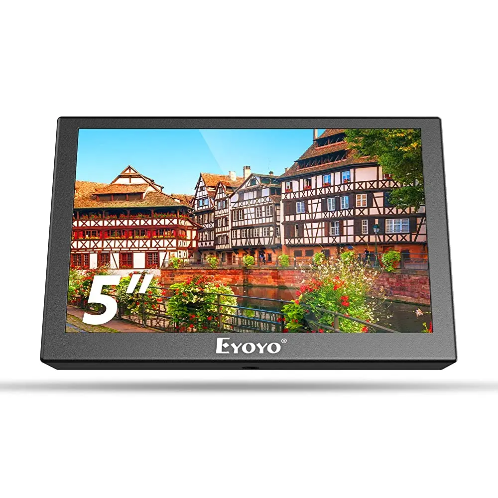 Eyoyo 5 inch Mini HDMI Monitor 800x480 Car Rear View TFT LCD Screen Display With VGA/AV/HDMI Output Fast Response