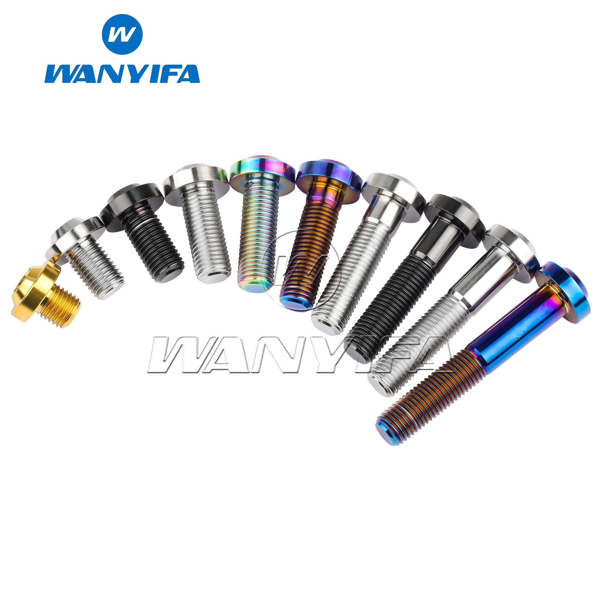 Wanyifa Tytanowa śruba M10X10/15/20/25/30/35/40/45/50/60/65Mm Skok 1.25/1.5mm Kwiatowa główka Torx T45/T50 dla 뷰네 очень культуры 많은