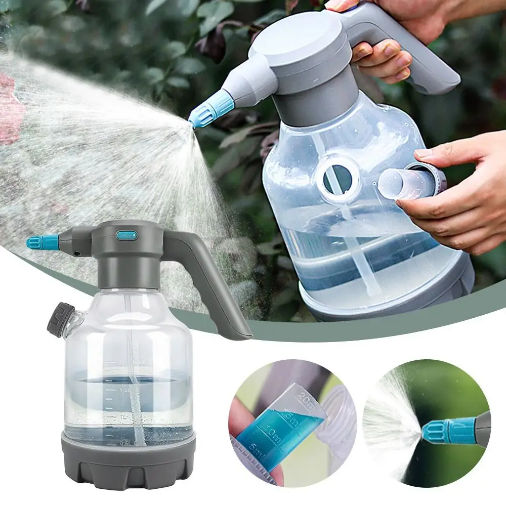 

Portable 3L Electric Watering Can Rechargeable Non-Slip Handle Gardening Sprayer Adjustable Nozzle Watering Kettle