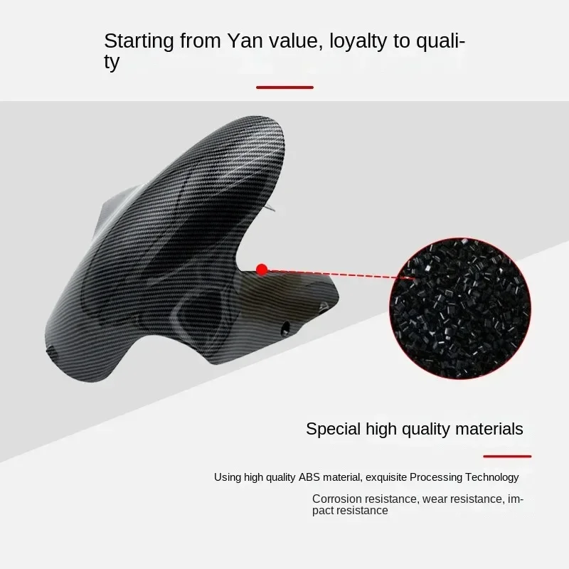 

Motorcycle Accessories for Modify DUCATI 848 1098 1198 Motorcycle Fender Front Tire Fender Splash Shield ABS Material Moto Item