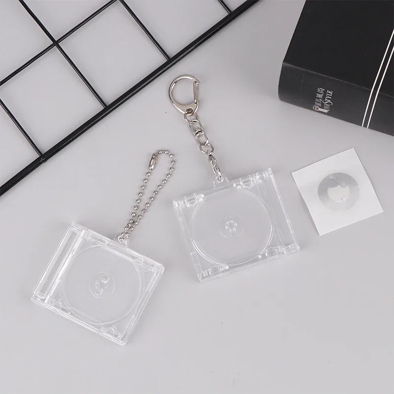 1 шт. пустой альбом мини-футляр для компакт-дисков брелок для DIY рюкзак подвесной декор брелок кулон