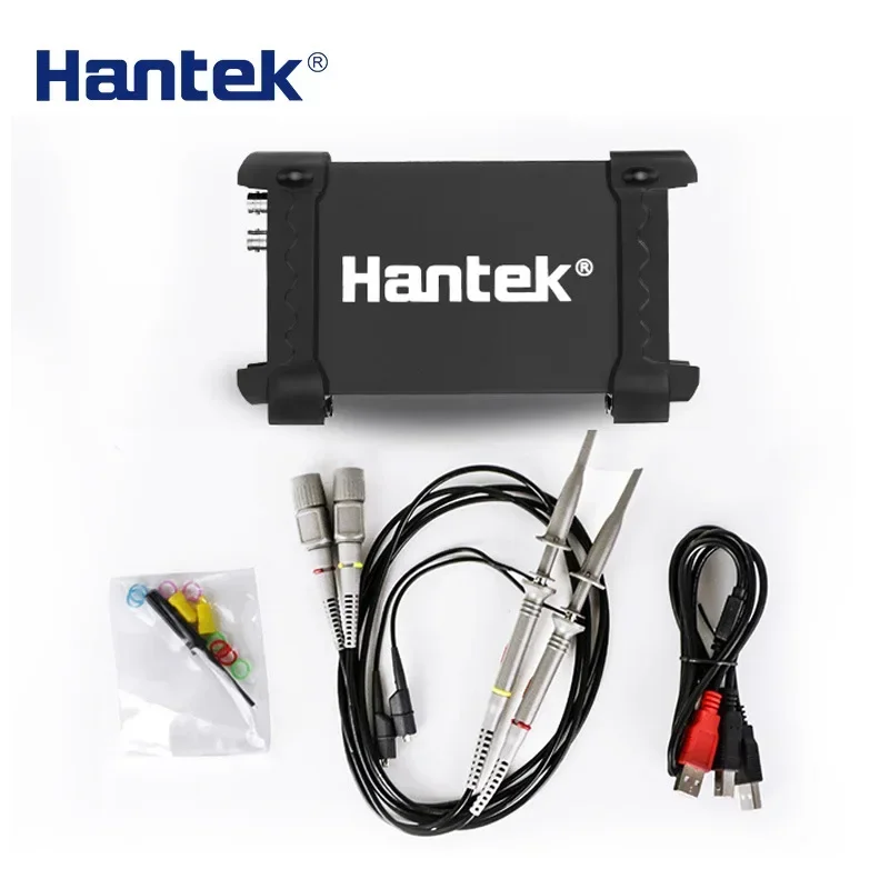 

Hantek Car Maintenance Oscilloscope Laptop USB Digital Storage Virtual Oscilloscope 6022BE 2-channel 20Mhz Handheld Oscilloscope
