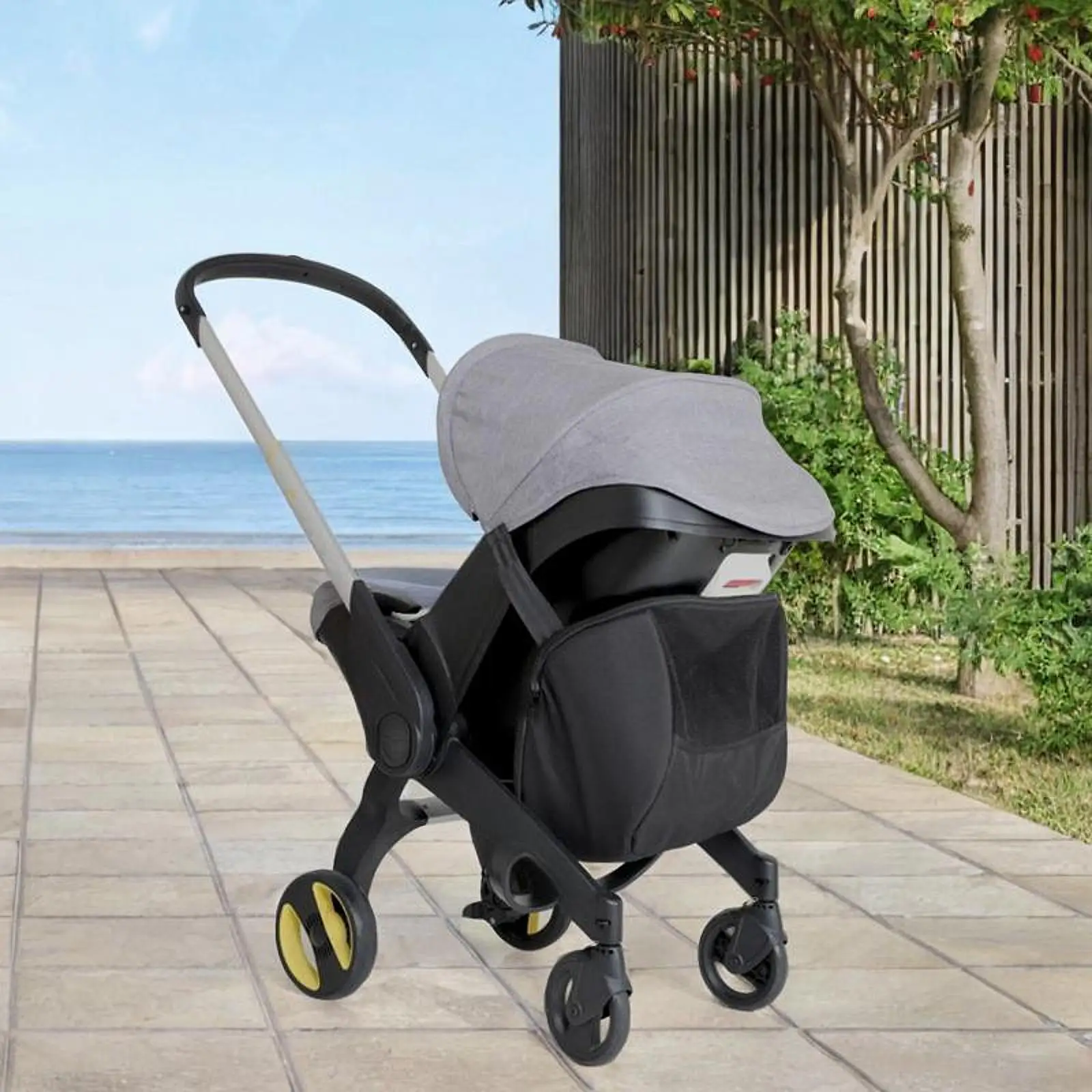 Baby Stroller Bag Pushchair Basket Mummy Bag Practical Multifunction Weekend Bag