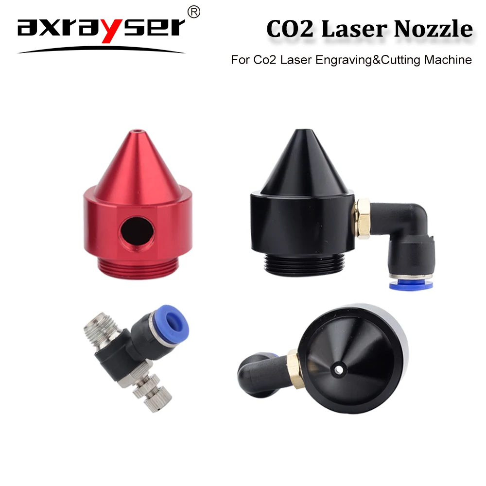 Axrayser Air Nozzle Co2 Engraving Gas Nozzle For Co2 Laser Engraving Cutting Machine