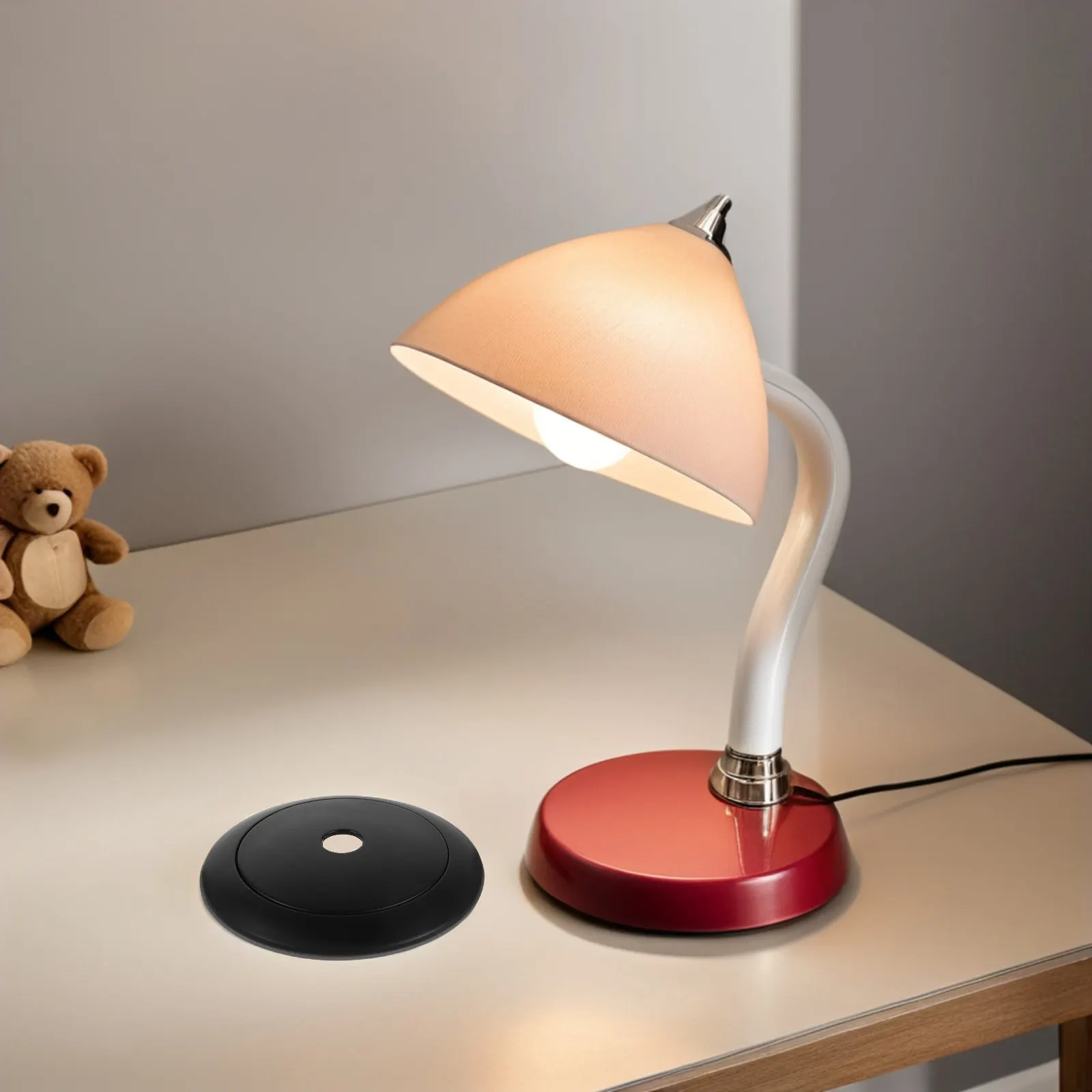 Stainless Steel Metal Lampshade Ring Adapter Copper Finish Lamp Hardware Parts Table Lamp Pendant Floor Light Shade Replacement