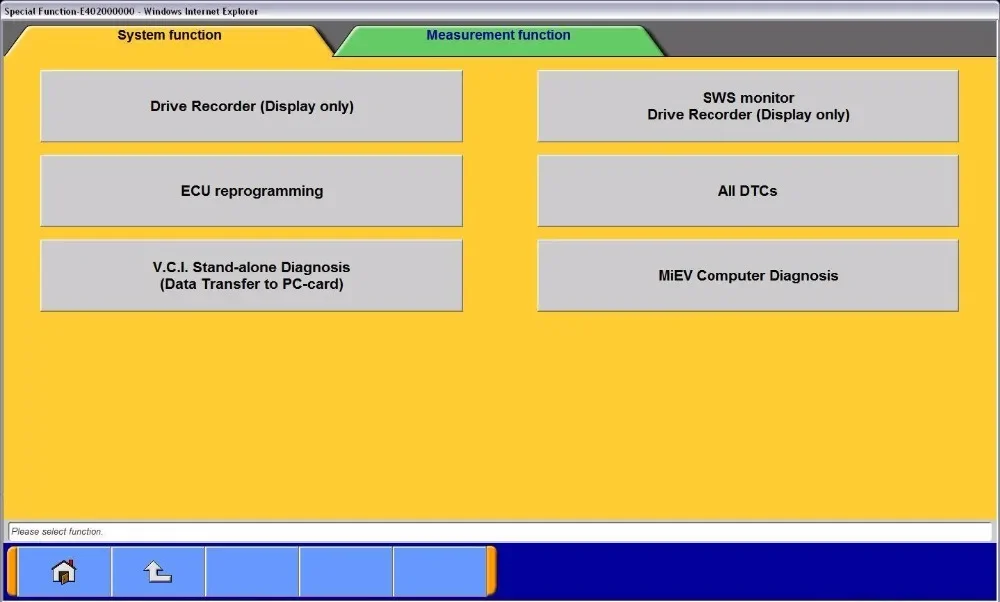 MUT III  Diagnostic Software PRG22031 for Mitsubishi