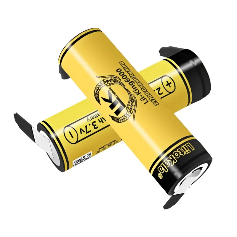 5PCS LiitoKala King6000-N Highest Capacity 21700 6000mAh Battery 3.7V For Consumer Electronics And Home Appliances