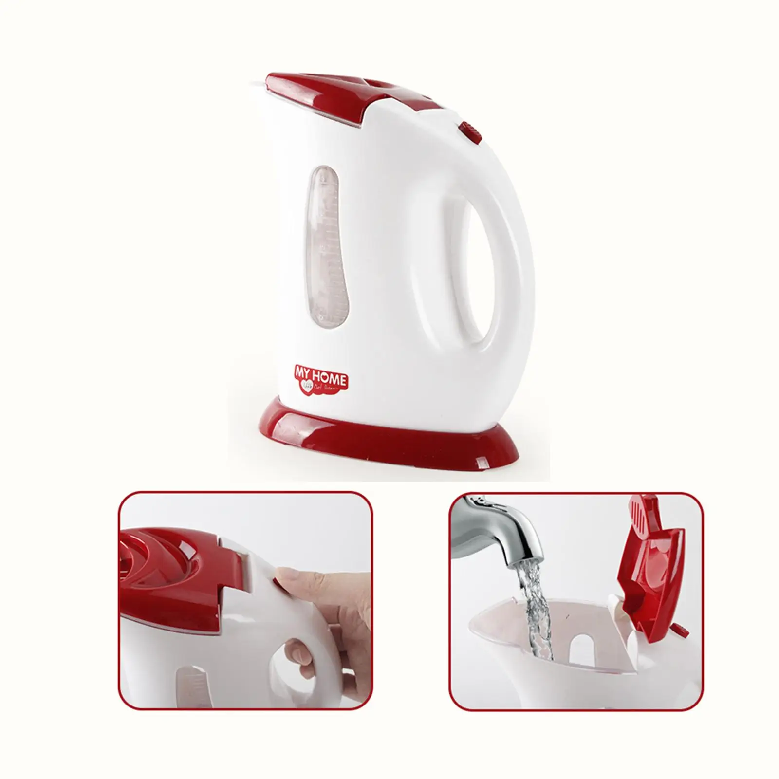 Pretend Electric Tea Kettle Kitchen Accessories Musical Kitchen Appliance with