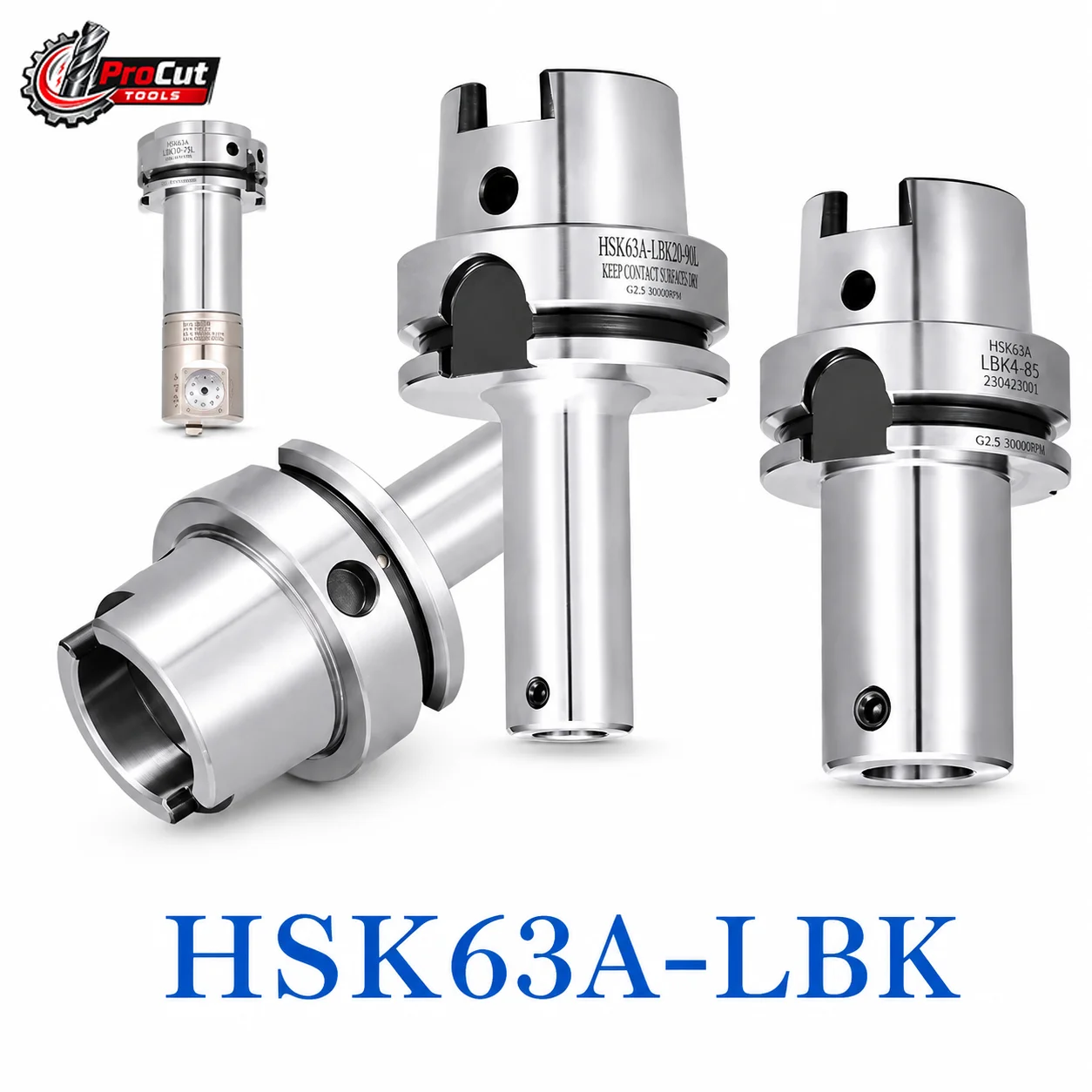 HSK63A LBK1‑LBK6 Boring Tool Holder, Fit RBH EWN SDJ Rough Fine Boring Head, CNC Milling Machine Bracket Tool