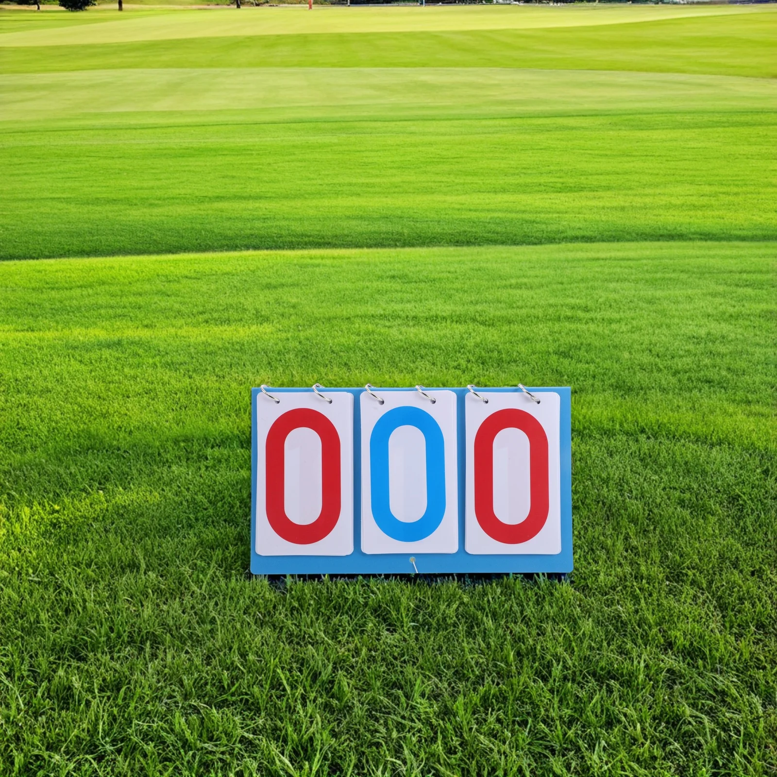 

3 Digits Flip Scoreboard For Soccer Basketball Table Tennis Portable Sports Score Flipper Hangable Referee Score Keeper -