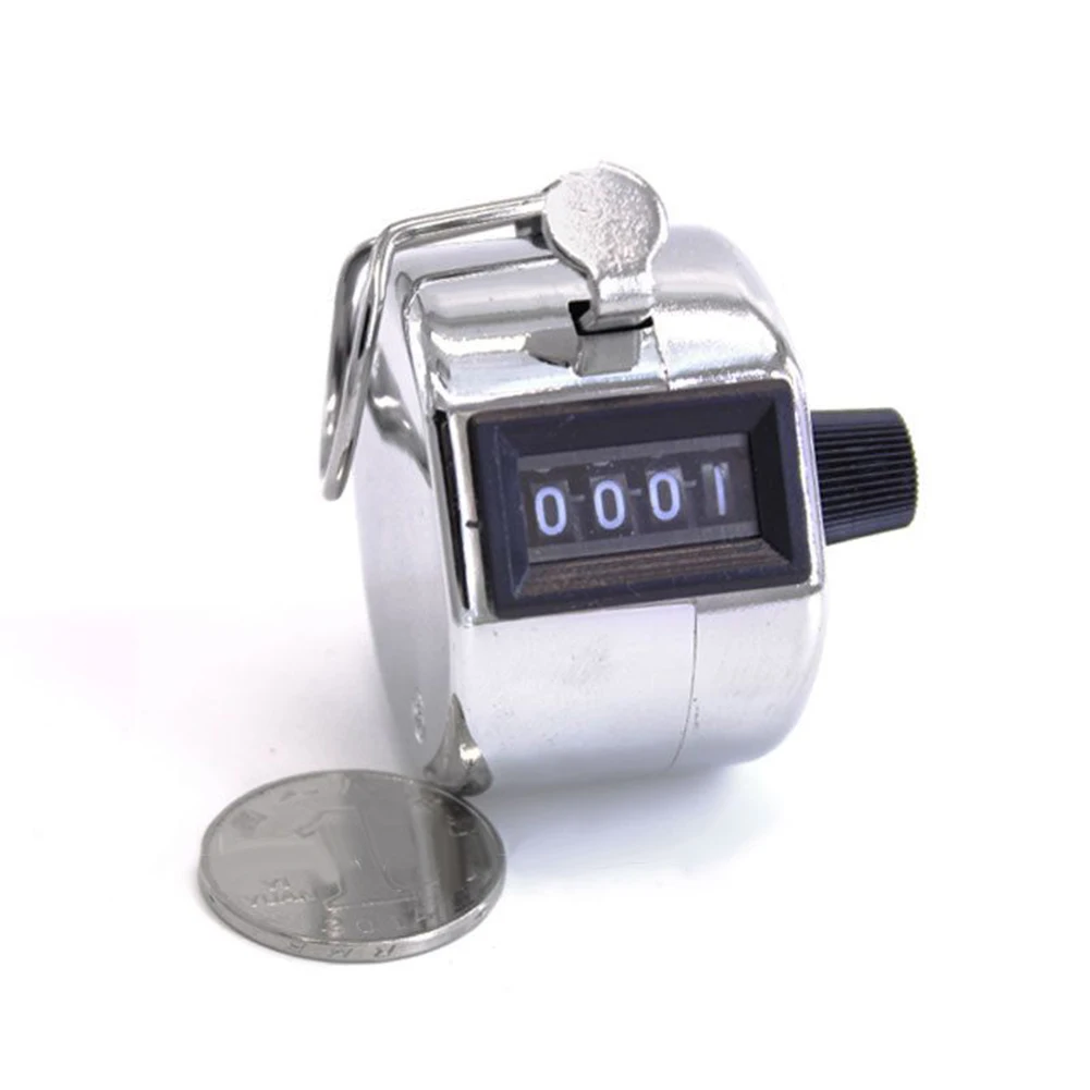 Four Digit Handheld Mechanical Counter for Accurate Counting and Recording – for ideal for Bars Restaurants and More