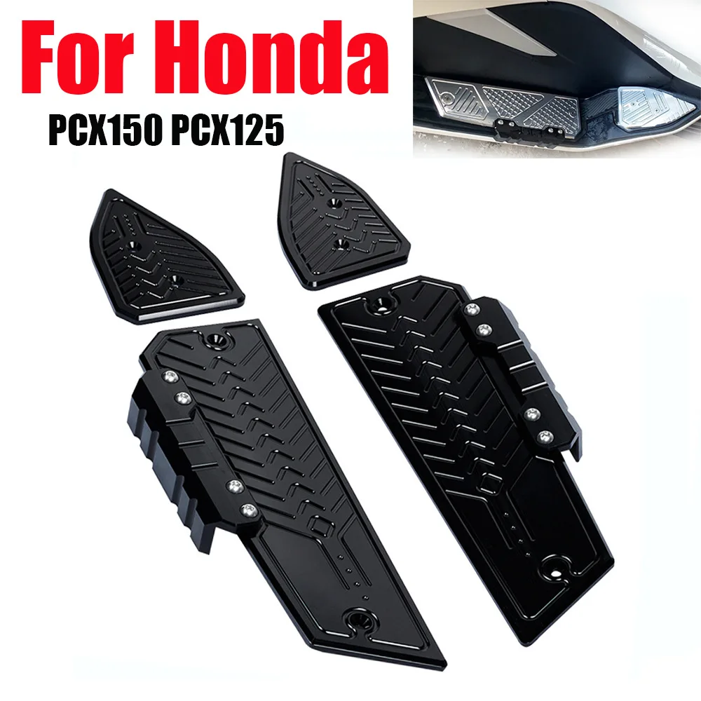 For Honda PCX150 PCX125 2014-2019 Motorcycle Metal Anti-slip foot pads, foot pedal accessories