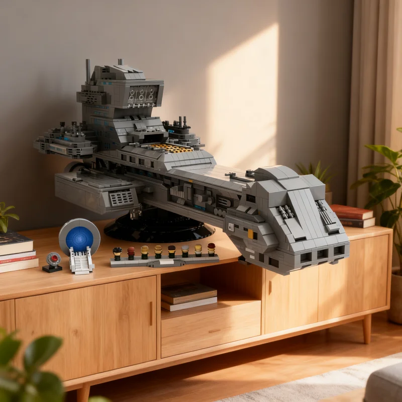 3321pcs MOC Stargate SG1 Atlantis USAF Prometheus X-303 — UCS-Scale Playset UCS Space Model Building Blocks Christmas Gift Toy
