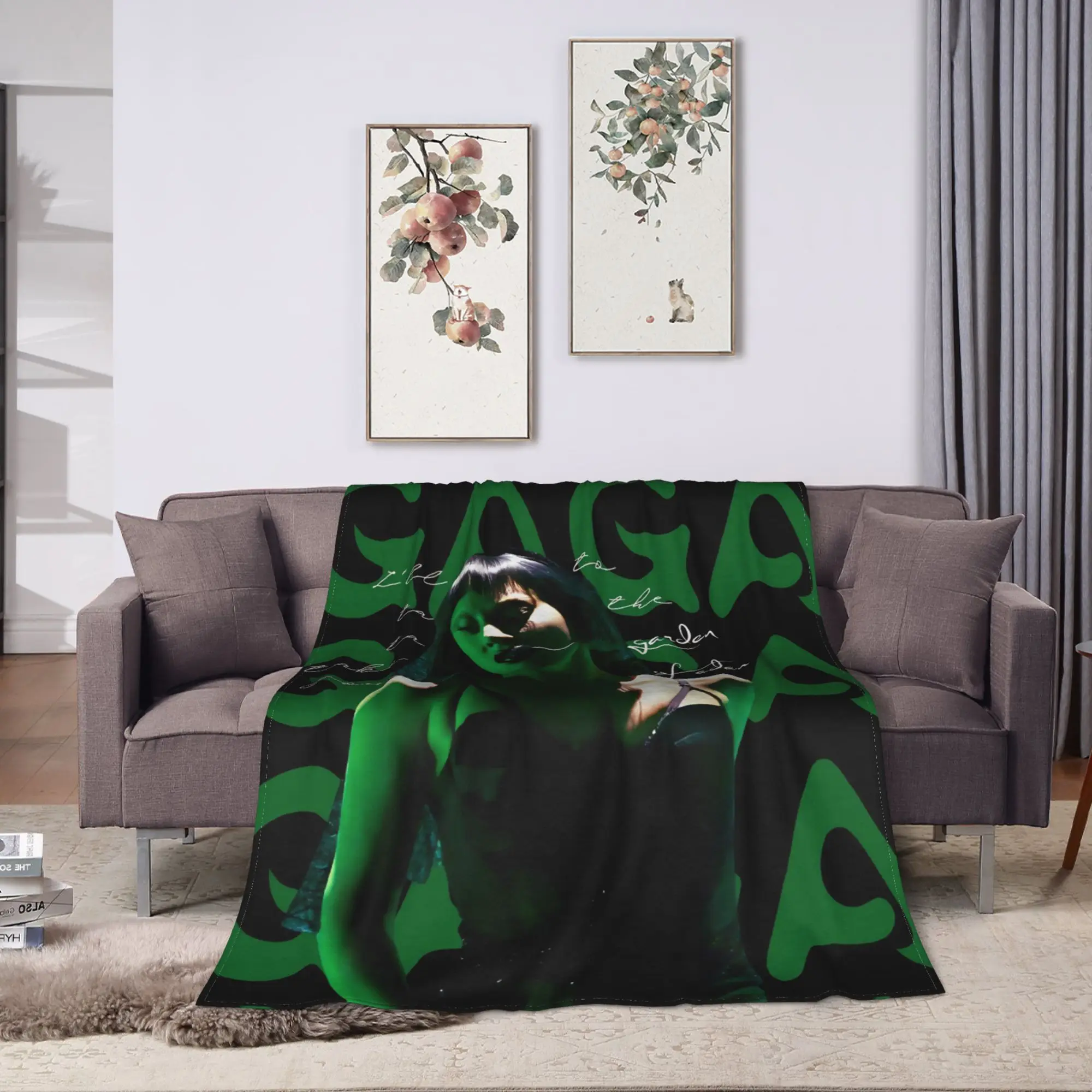 Lady Gaga Mayhem 2025 Album  Blanket  Super Soft Plush Bedding Throws For Couch Chair Travel Flannel Bedspread Bed Cover