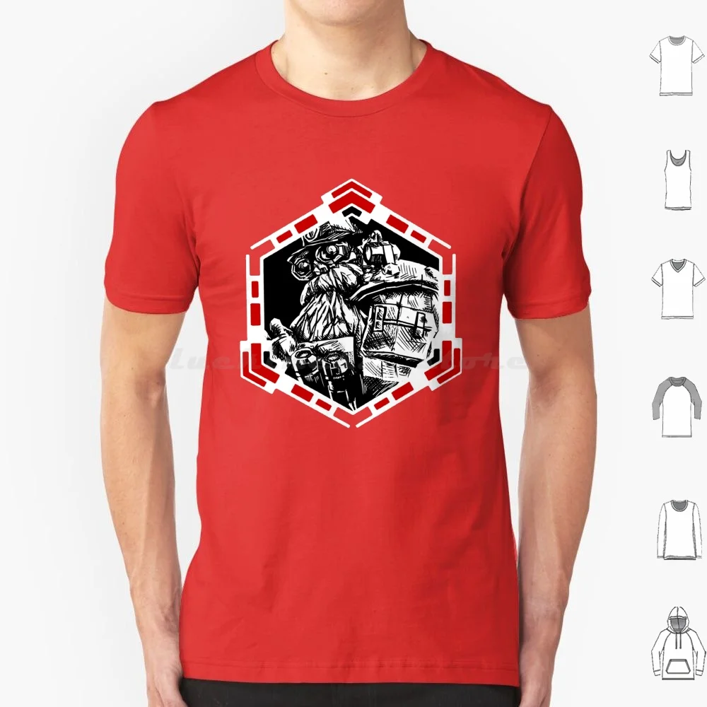 Deep Rock Galactic-Engineer T Shirt Cotton Men Women DIY Print Deep Galactic Drg Driller Engineer Gunner Scout Miner Video