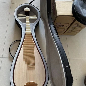 Pipa musical instrument professional performance grade rosewood white bone shaft Pipa free piano box full set of accessories