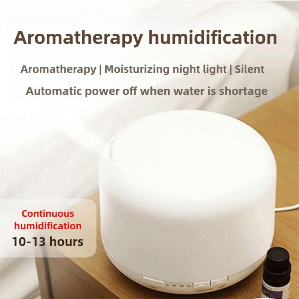Диффузор эфирного масла 500 мл с дистанционным управлением 4-в-1 ультразвуковой увлажнитель для ароматерапии испаритель USB без DPA