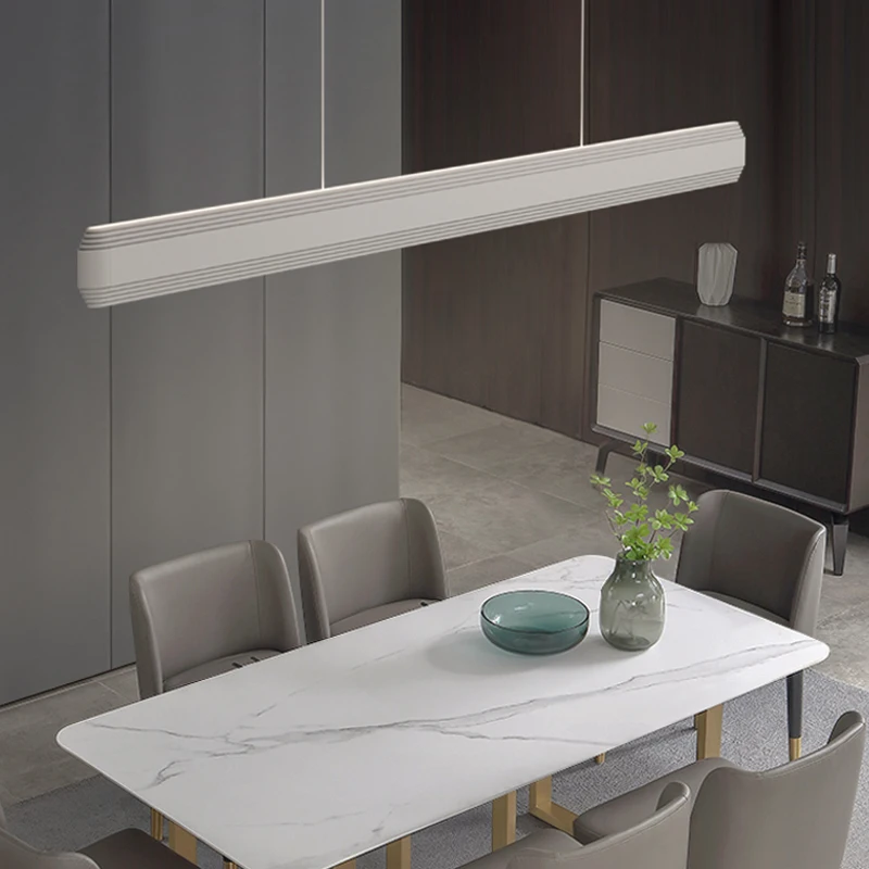 Long Strip Pendant Light Kithen Table Bar Hanging Lamp Modern Minimalist Dining Room Lighting Fixtures Home Decor Led Lights