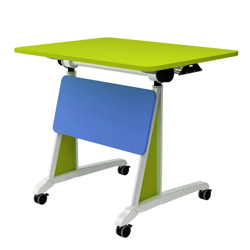 Smart classroom hexagonal table folding conference table