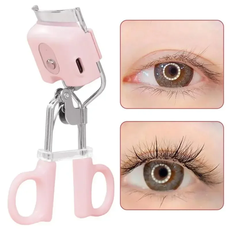 Elektrische Wimperkruller Draagbare Elektrische Verwarmde Kam Wimper Perm Langdurige Wimpers Thermische Wimperkruller Makeup Tools