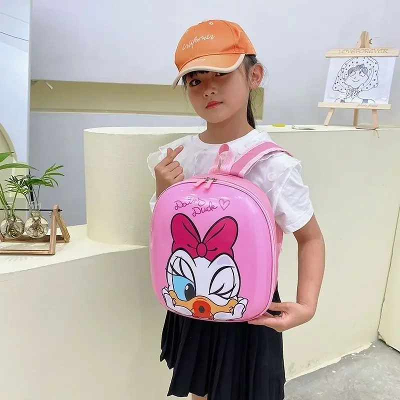 Disney Mickey mouse Minnie Stitch school bag kindergarten boy girl backpack frozen minnie cute cartoon egg shell backpack