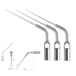 Pointe de détartreur à ultrasons ED4, pointe endo dentaire pour SATELEC/DTE, machine de détartrage à ultrasons, outils dentaires pour enlever les matériaux étrangers