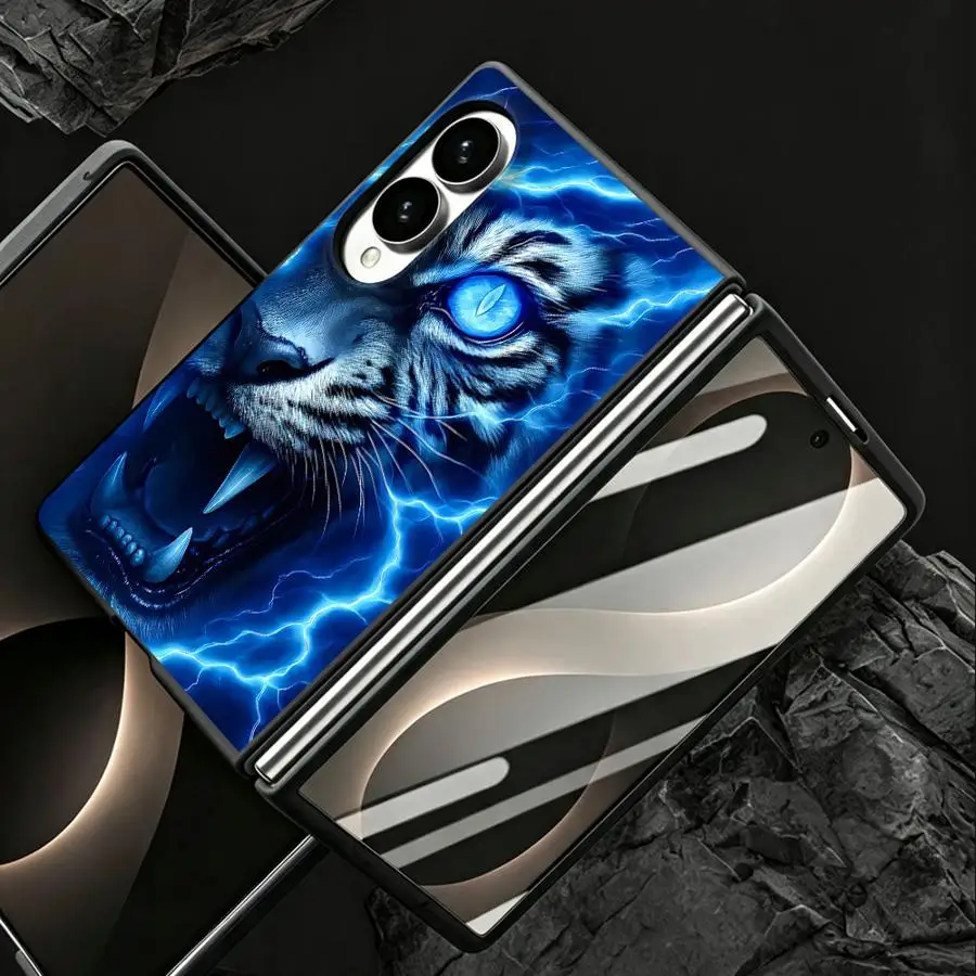 Case for Samsung Galaxy Z Fold8 Wide ZFold8 ZFold Wide Z Fold 8 Luxury Phone Cover Tigger Pattern