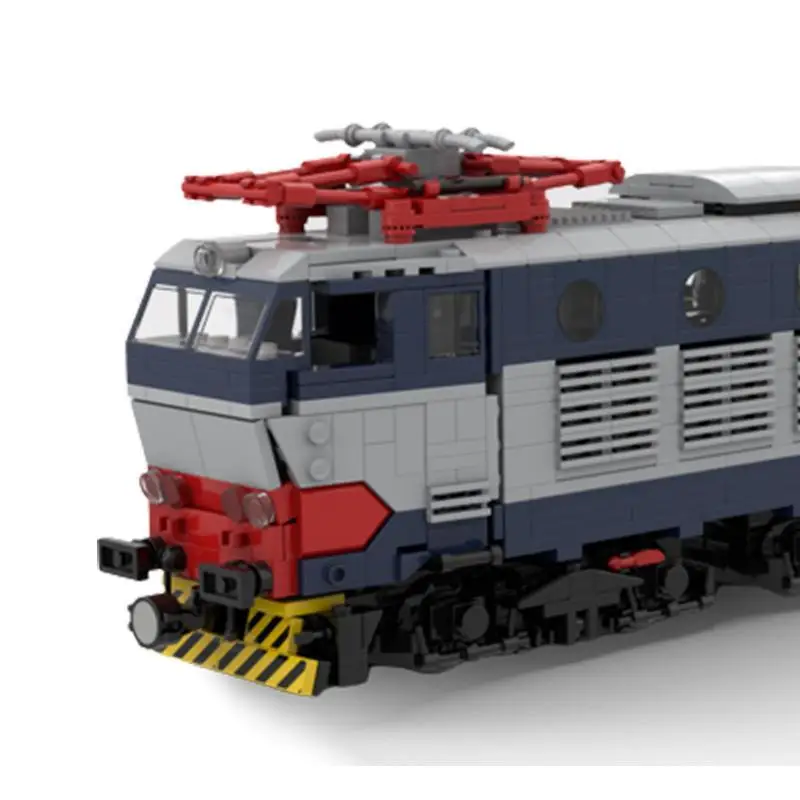 MOC Building Blocks City FS E656 Locomotive Train Technology Bricks DIY Assembly Motors Vehicle Transportation Toys Gifts