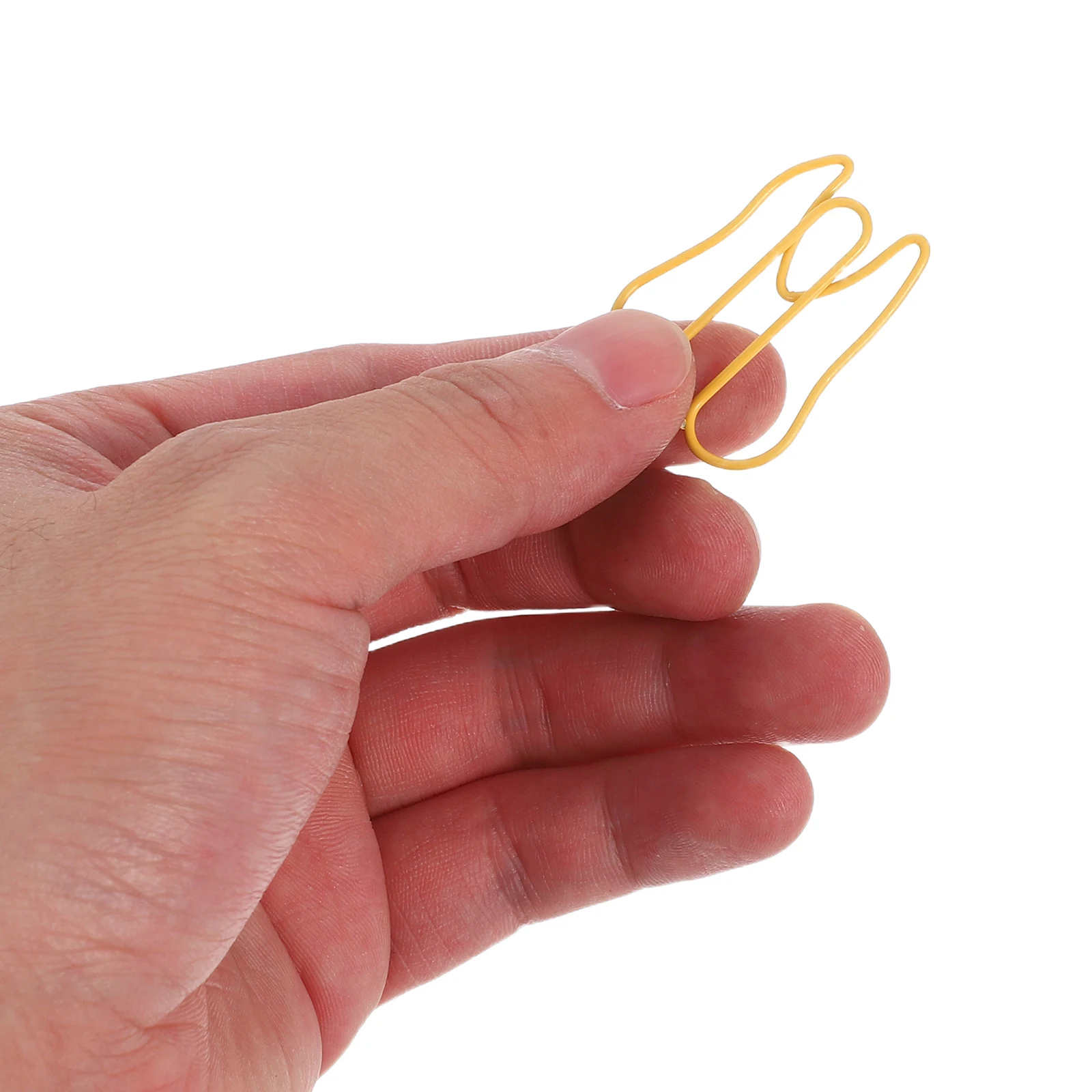 

100 Pcs Teeth Paper Clip Bookmarks Clips Cute Shape Folder Binder Colorful Office Metal Decor