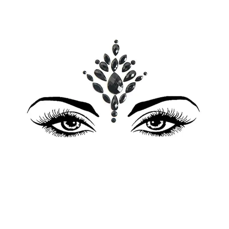 Eyes Face Makeup Temporary Tattoo Self Adhesive Beauty Butterfly Jewels Stickers Festival Body Art Decorations Nail