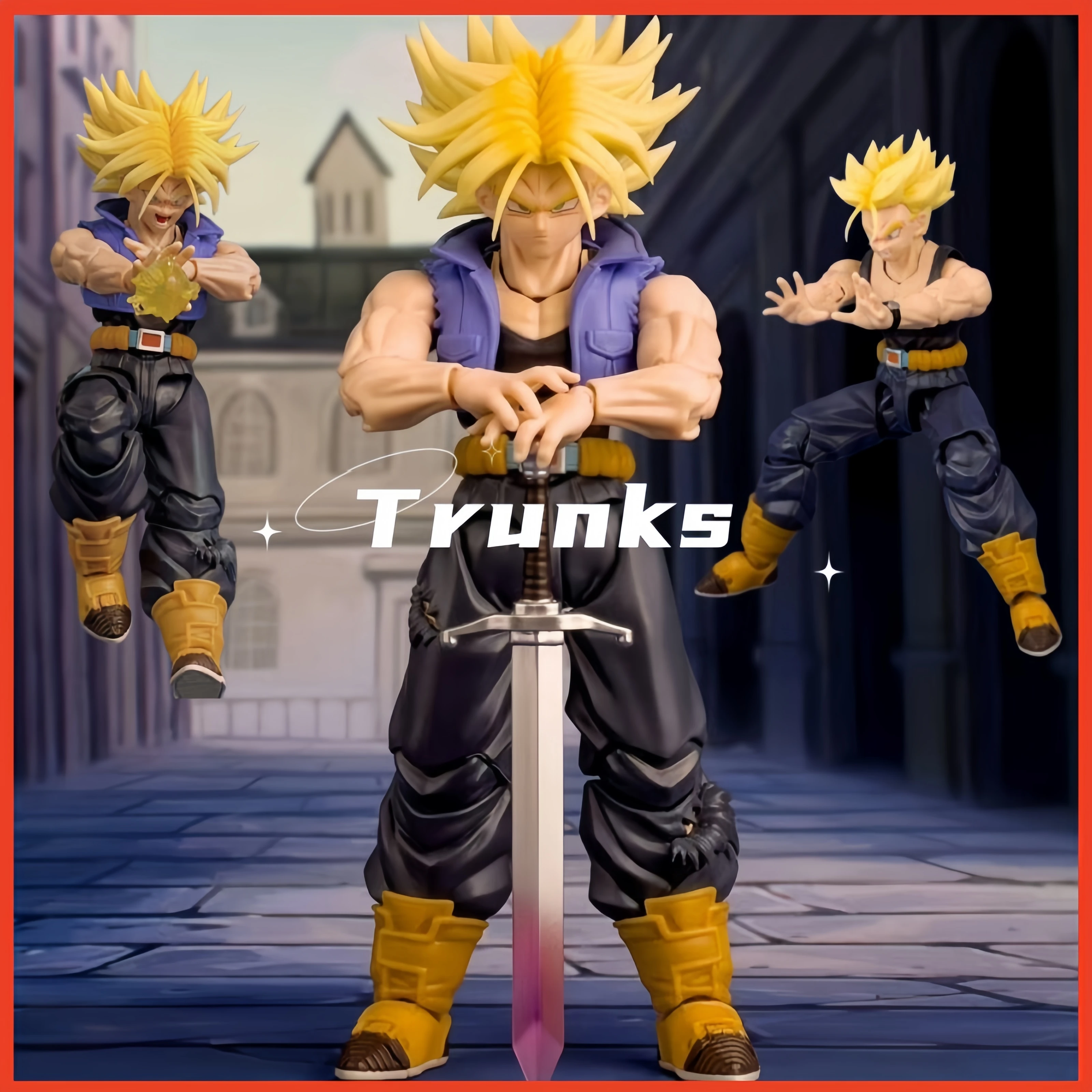 

Demoniacal Fit Super Saiyan Trunks Figure Dragon Ball Anime Articulated Action Figure Collectible Model Toy For Adult Collectors