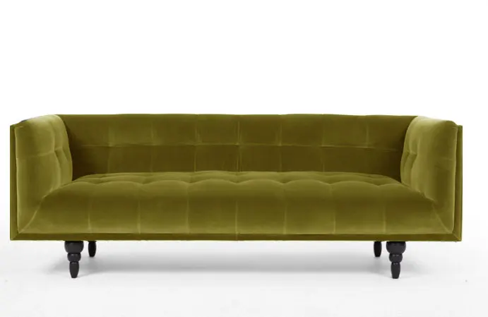 

ag-Nordic High Quality Green Velvet Sofa Modern Fabric Chesterfield Home Furniture Online@