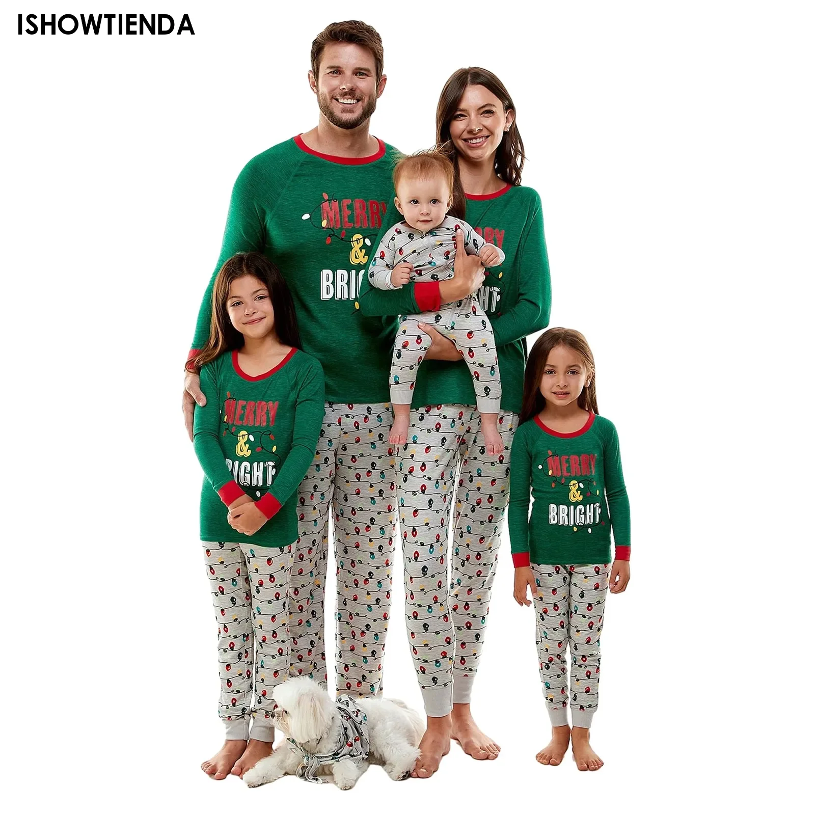 Christmas Pajamas Family Pajama Sets Father Son Matching Clothes Sets Christmas Family Pajamas Mom Daughter Clothes Christmas