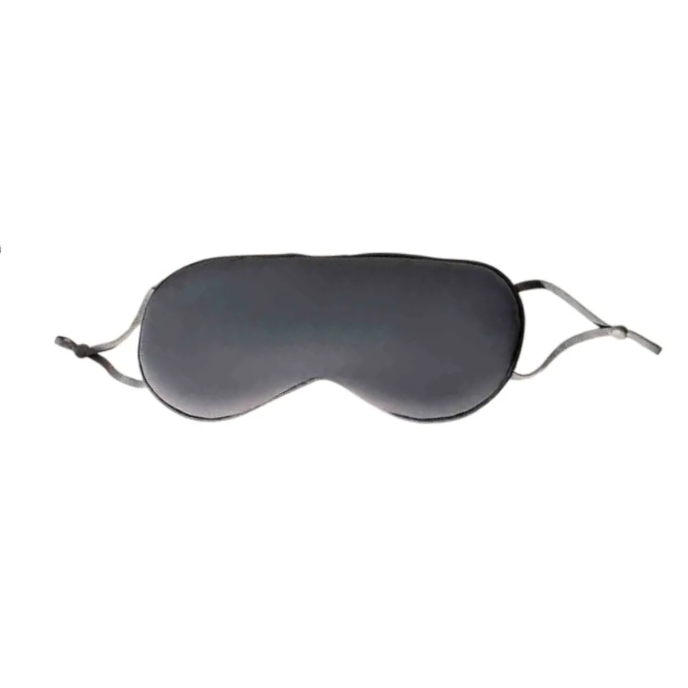 Double-Side Silk Eye Mask Imitated Silk Breathable Sleeping Eye Mask Adjustable Eye Care Tools Light Blocking Eye Mask Summer