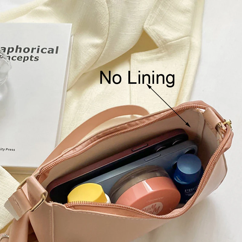 Small Woman Shoulder Bag PU Leather Fashion Women Bag Portable Solid Color Teenager Girls Messenger Bags All the Season image 4