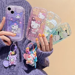 Чехол Sanrio Hello kitty Kuromi Melody для Samsung S22 Ultra S23 S21 Plus Galaxy A34 A54 A14 A04 A23 A13 A50 A52 A32 A51, чехол