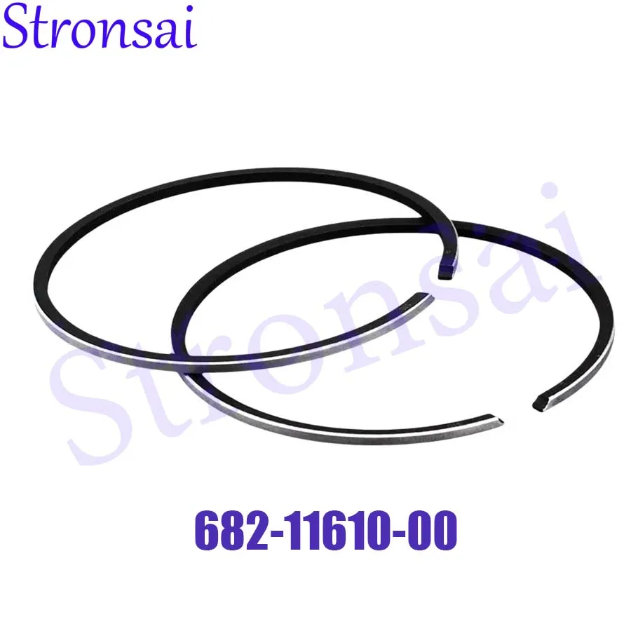 

682-11610-00 Комплект поршневых колец (STD) для 2-тактного подвесного двигателя Yamaha Parsun Powetec 9,9 л.с. 15 л.с.