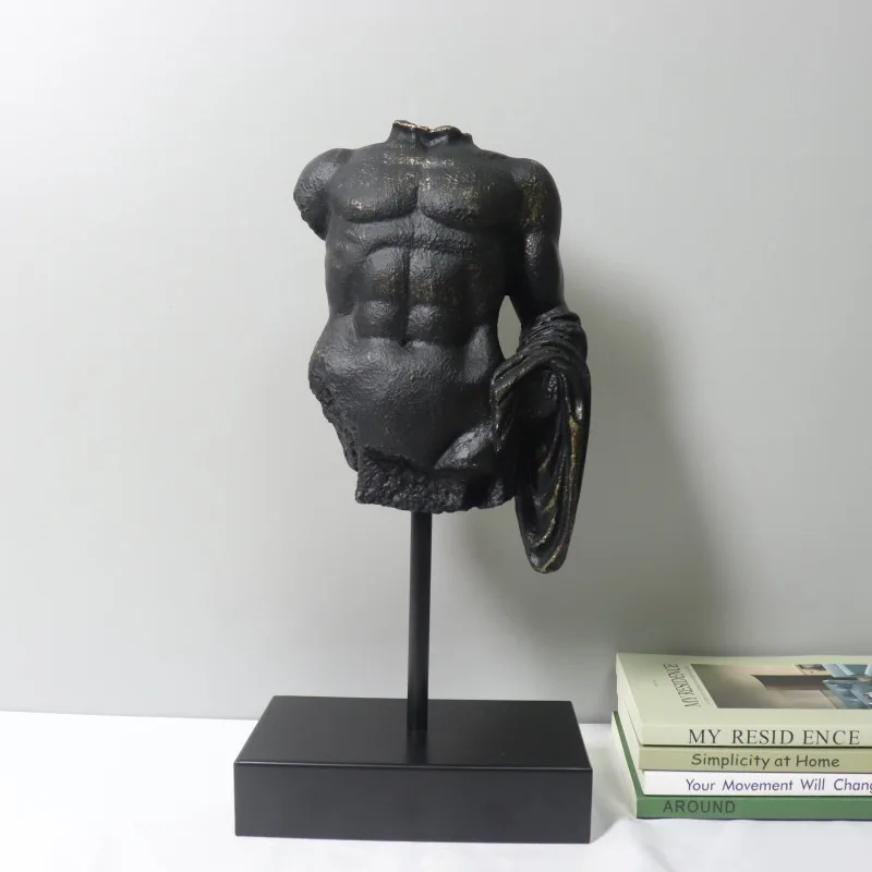 European Retro Bust Statue Figure Ornaments Living Room Model Office Bedroom Desktop Sculpture Furnishings Crafts Decoration