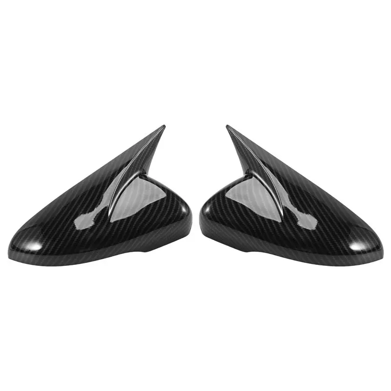 

A54K-Car Styling Rearview Mirror Cover Trim For-VW Golf 6 MK6 R VI 2009-2013 Side Wing Ox Horn Rearview Mirror Shell Sticker