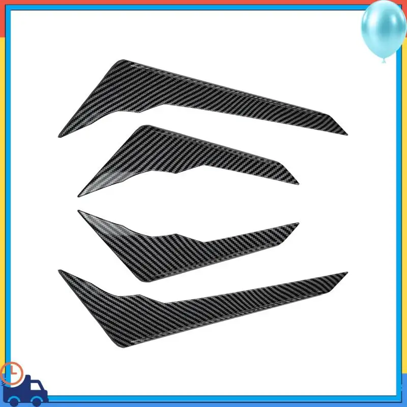 

A90Q-Car Front Bumper Spoiler Splitter Cover Fog Light Lip Splitter Grille Trim For Q5 FY Late Sline 2020-2024