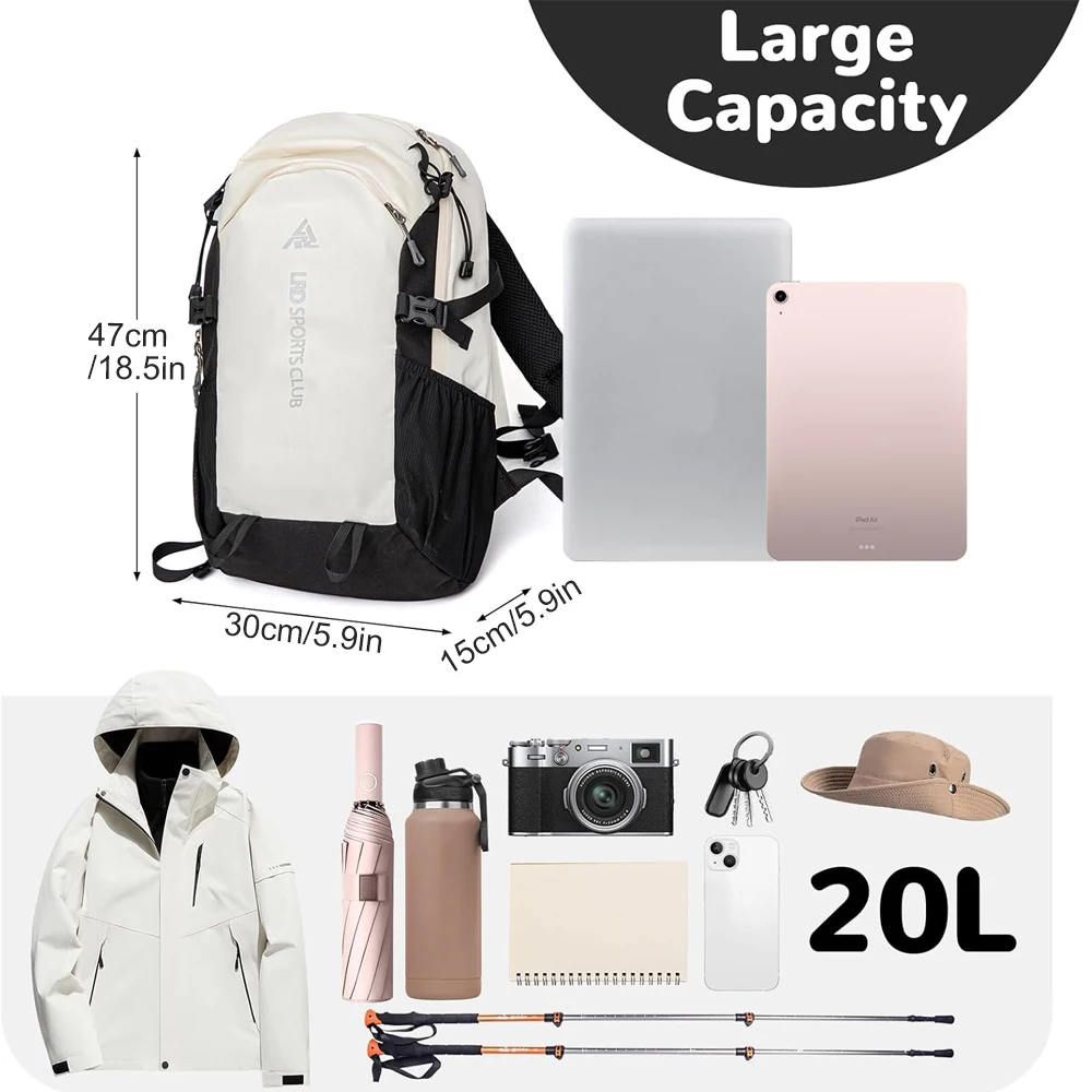 1PCS CXMMGG Waterproof Hiking Backpack for Men Women Travel,Outdoor Sport Travel Bag Daypack for Camping Climbing Skiing Cycling