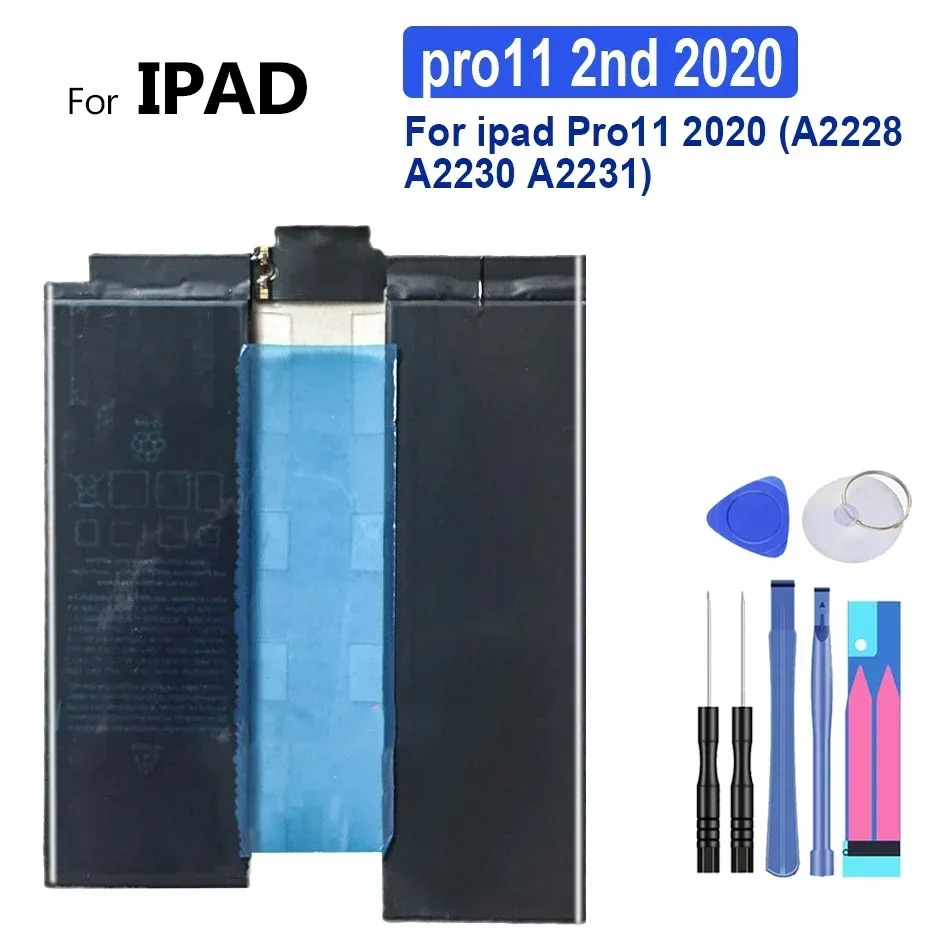 Tablet  Portable Battery For iPad Pro 11 2018 A1980 A2013 A1934 A1979 A2042 2020 A2228 A2230 A2231 2rd 2th Replacement Batteries