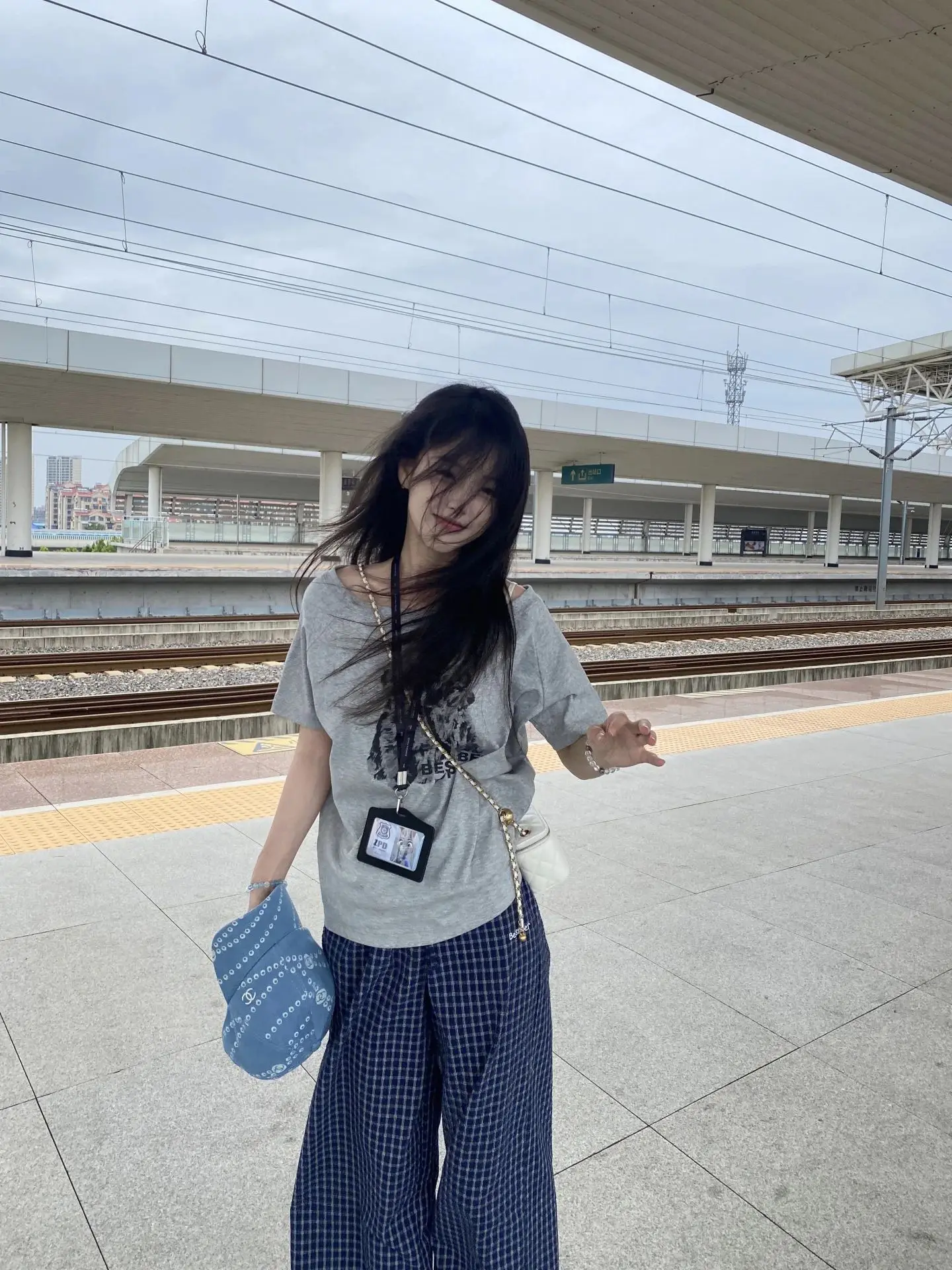 Retro American Dog Print oulder Bared ort Sve T irt Women Summer Slim Fit Loose Sle f Sve Trendy Top