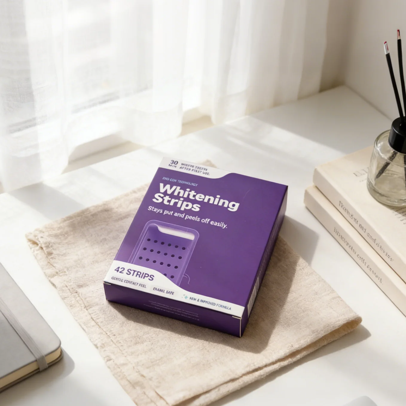 

Mint Tooth Patch Brighten Teeth Surface Reduce Yellowing Enhance Teeth Beauty Protect Enamel Comfortable Use Tooth Care Patches