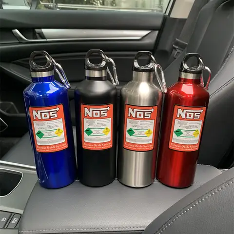 Car Insulation Cup NOS Nitrogen Cylinder Vacuum Stainless Steel Kettle 500ML High-capacity Travel Sports Bottle Water Cup