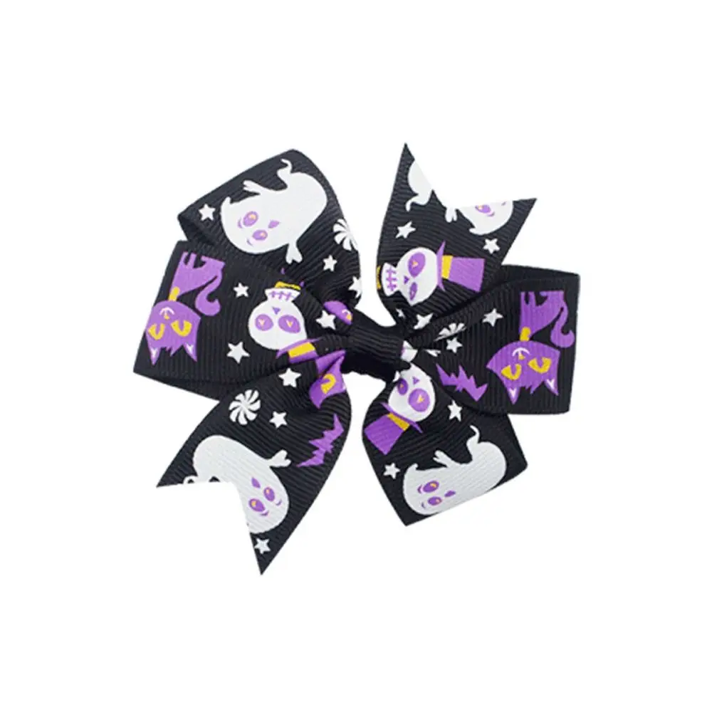 

Funny Skeleton Halloween Bow Hair Clip Bat Pumpkin Pumpkin Hairpin Duckbill Hairpin Cat Bat Duckbill Clip Cosplay