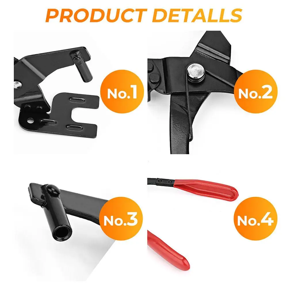 Universal Car Exhaust Hanger Removal Plier Car Exhaust Rubber Pad Plier Puller Tool Special Disassembly Tool