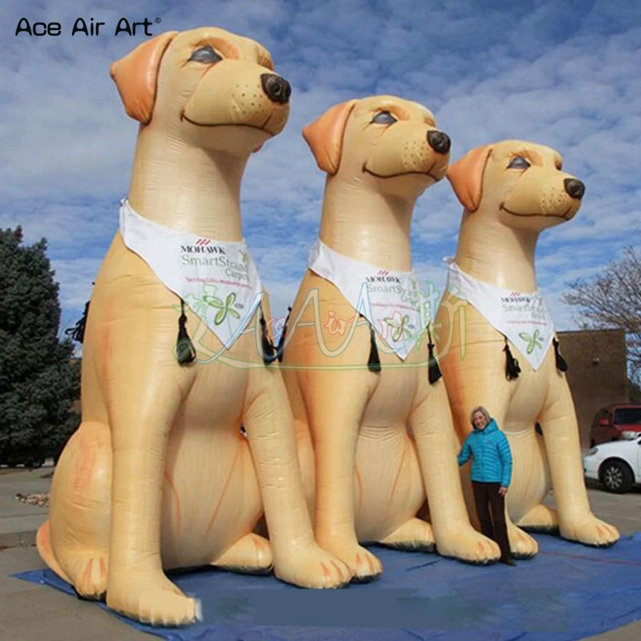 

2022 New Style 3m High Inflatable Dog Replica ,Inflatable Animal Model For Outdoor Promotion Decoration Made By Ace Air Art