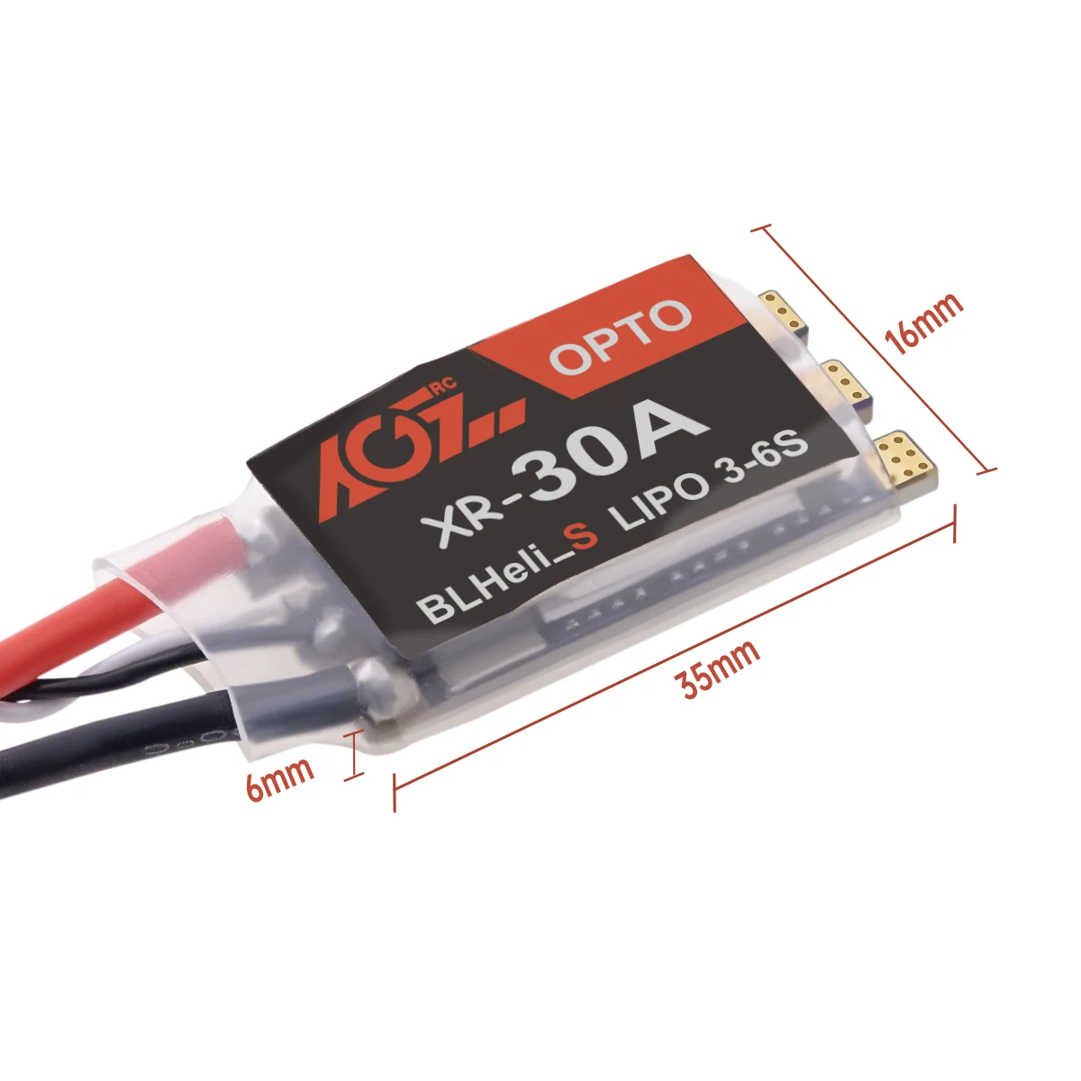 AGFRC XR-30A FPV Multirotor DSHOT ESC 3-6s Lipo OPTO for Quadcopter Multicopter