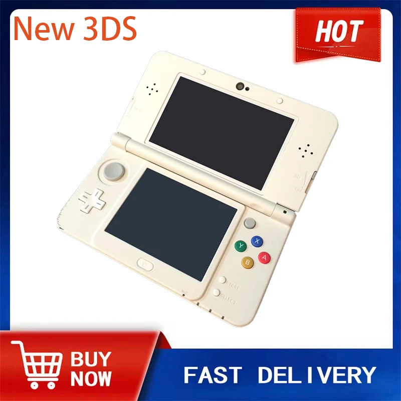 오리지널 전문 리퍼비시 새 3DS 휴대용 게임 콘솔, 새로운 3DS 레트로 게임 콘솔에서 무료 게임에 적합합니다!